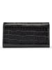 Puccini Leder-Geldbörse in Schwarz - (B)16 x (H)9 x (T)3 cm
