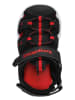 Kangaroos Enkelsandalen "K-Mini" zwart/rood