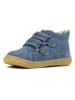 Richter Shoes Skórzane buty w kolorze niebieskim do chodzenia na boso