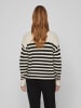 Vila Pullover in Beige/ Schwarz