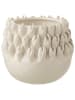 J Line Overpot "Ibiza" wit - (H)14,5 x Ø 15,5 cm