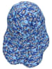 Sterntaler Czapka w kolorze niebieskim z osłoną karku