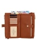 Charm Portemonnee "Birmingham" cognackleurig - (B)18,5 x (H)12 x (D)3 cm