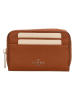 Charm Portfel "Birmingham" w kolorze jasnobrązowym - 12,5 x 8,5 x 2,5 cm