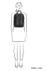 Charm Plecak "Liberty" w kolorze czarnym - 29 x 40 x 12 cm