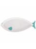 Villa d´Este Serveerplateau "Fish" wit/turquoise - (L)31 x (B)12,5 cm