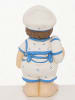 Boltze Figurka dekoracyjna "Alexy" w kolorze biało-błękitnym - wys. 38 cm