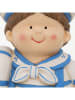 Boltze Figurka dekoracyjna "Alexy" w kolorze biało-błękitnym - wys. 38 cm