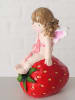 Boltze Figurki dekoracyjne (2 szt.) "Britty" w kolorze czerwonym - wys. 11 cm