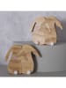 Boltze 2-delige set: decoratieve figuren "You & me" beige - (H)15,5 cm