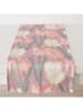 Boltze 2er-Set: Tischläufer "Tulipa" in Rosa/ Grün - (L)140 x (B)40 cm