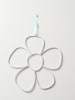 Boltze 2-delige set: decoratieve hangers "Saki" wit