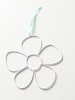 Boltze 2-delige set: decoratieve hangers "Saki" wit