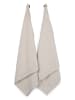 avance 2-delige set: douchehanddoeken lichtgrijs - (L)70 x (B)140 cm