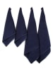 avance 4-delige set: handdoeken donkerblauw