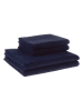 avance 4-delige set: handdoeken donkerblauw