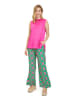 CARTOON Spodnie w kolorze różowo-zielonym