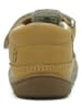 lamino Leren enkelsandalen lichtbruin