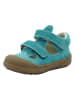 lamino Leren enkelsandalen turquoise