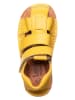 lamino Skórzane sandały w kolorze żółtym do chodzenia na boso