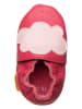 lamino Leren kruipschoenen roze