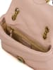 Pinko Skórzana torebka w kolorze beżowym - 18 x 12 x 6 cm