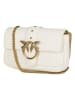 Pinko Skórzana torebka w kolorze kremowym - 20 x 12 x 4 cm