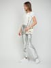 Pinko Leder-Umhängetasche in Creme - (B)21 x (H)12 x (T)6 cm