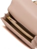 Pinko Skórzana torebka w kolorze beżowym - 21 x 12 x 6 cm