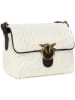Pinko Schoudertas crème/zwart - (B)28 x (H)21 x (D)12 cm