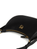 Pinko Skórzana torebka w kolorze czarnym - 27 x 17 x 7 cm