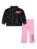 Converse 2-delige outfit zwart/roze