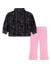 Converse 2-delige outfit zwart/roze