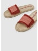 Pepe Jeans FOOTWEAR Leren slippers rood