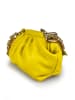 ORE10 Leren schoudertas "Reagan" geel - (B)23 x (H)15 x (D)9 cm