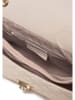 ORE10 Leder-Schultertasche "Edalea" in Creme - (B)27 x (H)18 x (T)12 cm