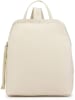 ORE10 Skórzany plecak "Olow" w kolorze białym - 30 x 33 x 16 cm