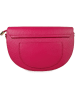 ORE10 Skórzana torebka "Brais" w kolorze różowym - 26 x 17 x 8 cm