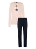 Polo Sylt 2er-Set: Pyjamas in Creme/ Dunkelblau