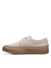 Clarks Leder-Sneakers in Beige