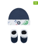 Converse 2-delige set wit/donkerblauw