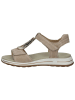 Ara Shoes Leder-Sandalen in Beige