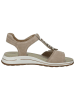 Ara Shoes Leder-Sandalen in Beige