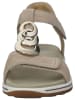 Ara Shoes Leder-Sandalen in Beige