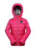 Alpine Pro Omkeerbare doorgestikte jas "Eromo" roze/meerkleurig