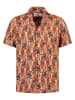 SHIWI Koszula w kolorze oliwkowo-pomarańczowym