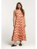 SHIWI Kleid in Orange/ Beere