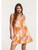 SHIWI Kleid in Orange/ Rosa