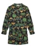 SHIWI Kleid in Schwarz/ Grün