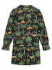 SHIWI Kleid in Schwarz/ Grün